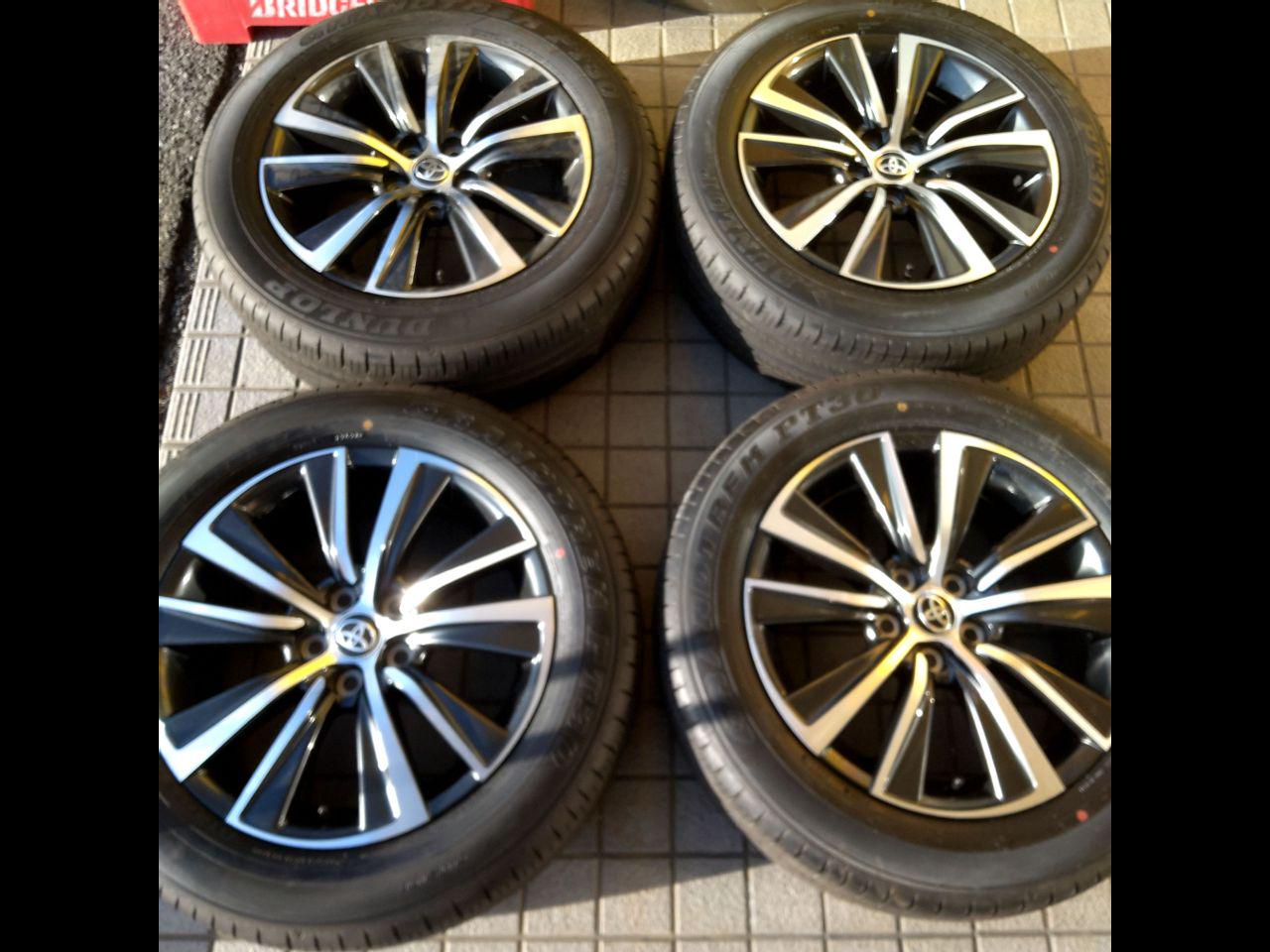 トヨタ純正】80系ハリアー純正ホイール+【DUNLOP】GRANDTREK PT30 
