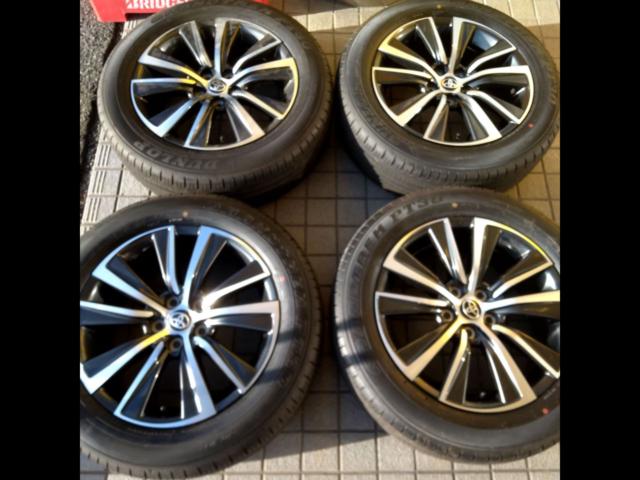 トヨタ純正】80系ハリアー純正ホイール+【DUNLOP】GRANDTREK PT30 