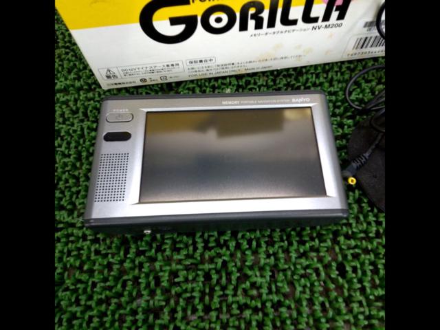 SANYO GORILLA NV-M200 | 傷や汚れあり | アップガレージ 横浜町田総本店 | カー用品 カーナビ(非地デジ ...