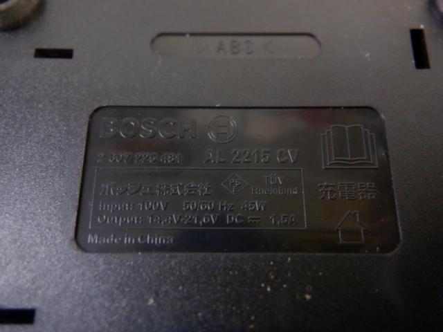 〇値下げしました!!【WG】BOSCH バッテリー充電器
