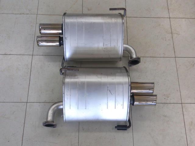 スバル レガシィBP/BL5 後期 純正オプション STI 4本出しマフラー