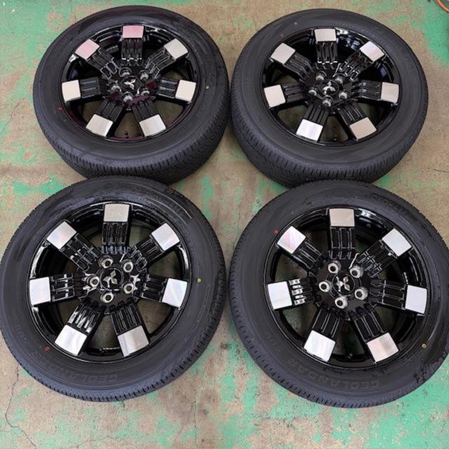 6三菱純正 デリカD:5 Pグレードアルミホイール+YOKOHAMA GEOLANDAR SUV 