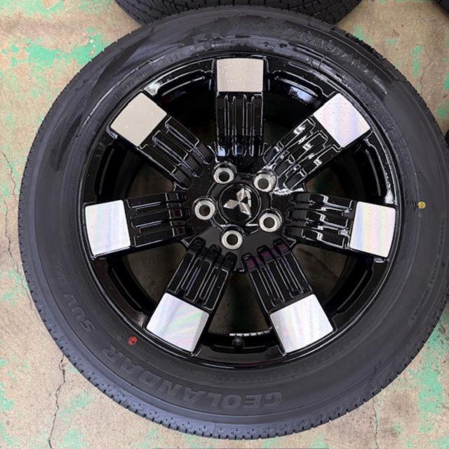 6三菱純正 デリカD:5 Pグレードアルミホイール+YOKOHAMA GEOLANDAR SUV 