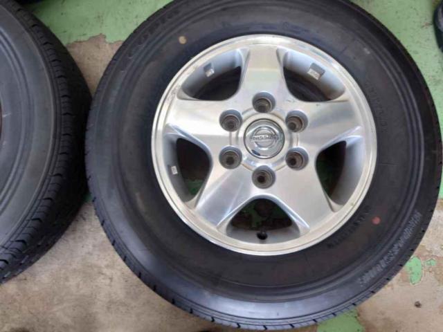 日産 キャラバン/E25純正ホイール + BRIDGESTONE ECOPIA RD-613