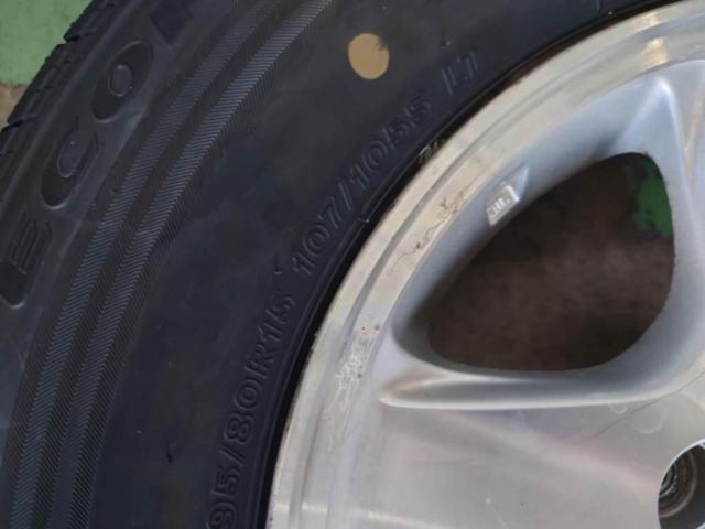 日産 キャラバン/E25純正ホイール + BRIDGESTONE ECOPIA RD-613
