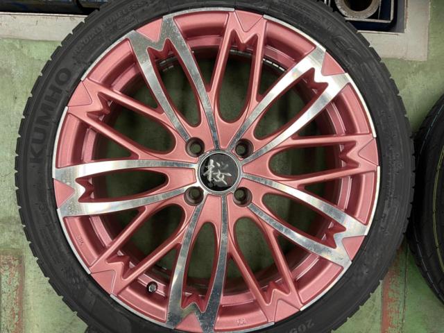和道 桜 5分咲き + KUMHO/マーシャル(クムホ/MARSHAL) ECSTA PS71 新品 