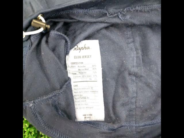 ※色あせ有り サイズ:M Rapha サイクルジャージ ネイビー