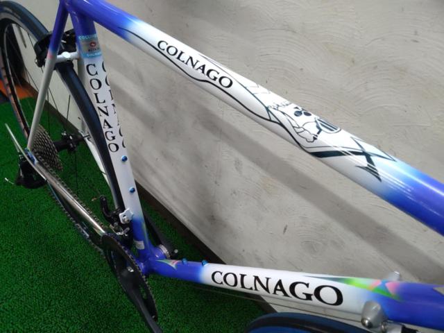 3大特価 COLNAGO ALTAIN 90年代 700x23c 2x11s クロモリロードバイク ブルー/ホワイト 参考サイズ170-180