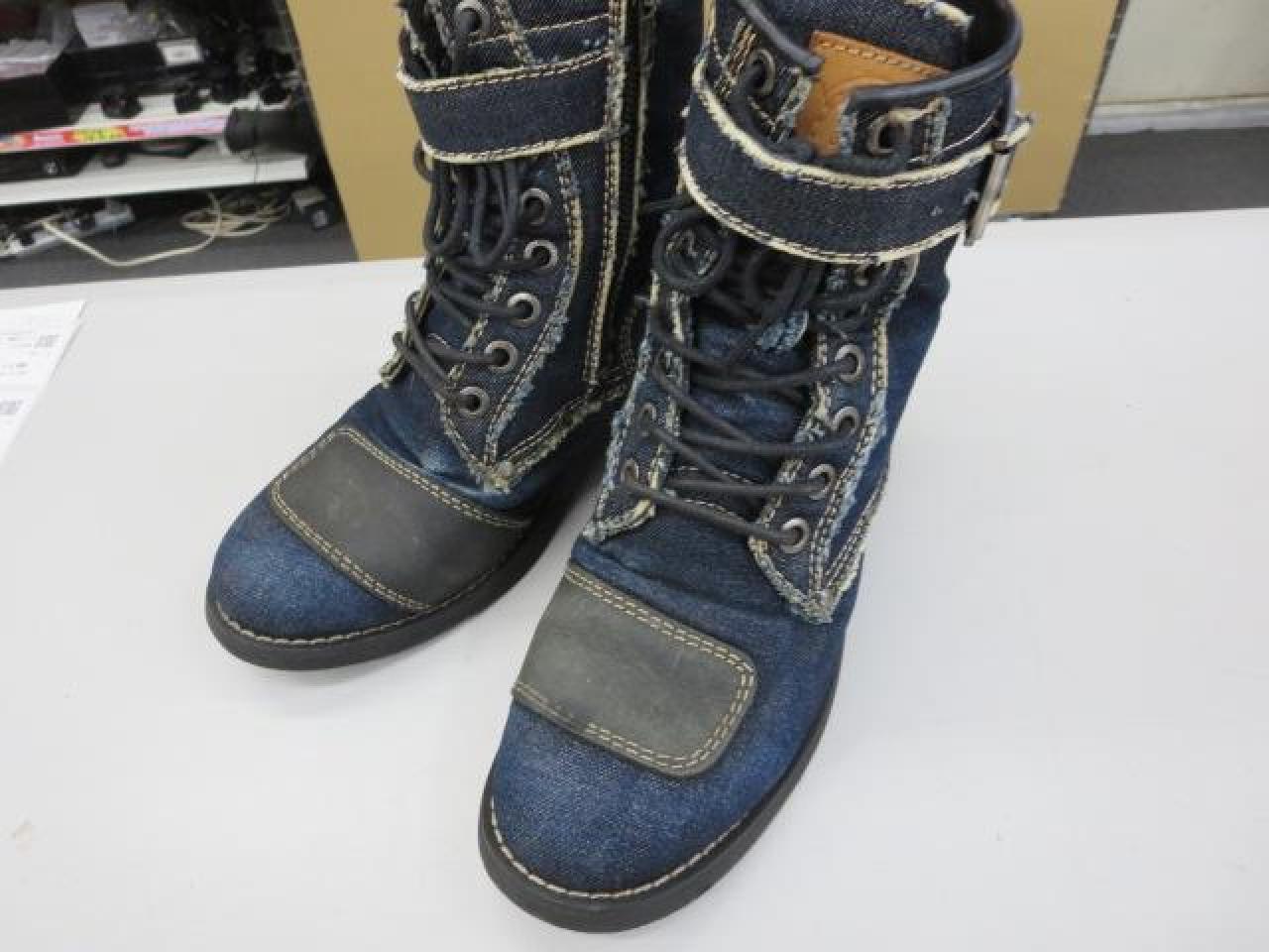FULLGATE 岡山デニムバイカーブーツ 23.0cm | 中古品 | アップガレージ ライダース埼玉上尾店 | バイク用品 ブーツ ...
