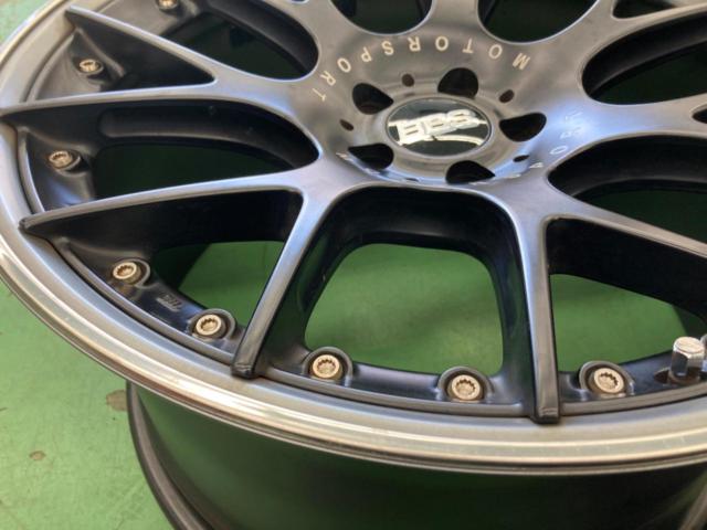 BBS GERMANY CH-R2 メッシュホイール | やや傷や汚れあり | アップ 