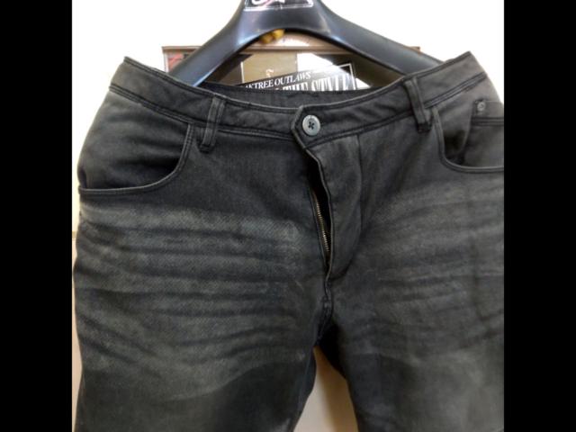 【L】WORKMAN 超撥水 EURO ボア 防風デニムパンツ