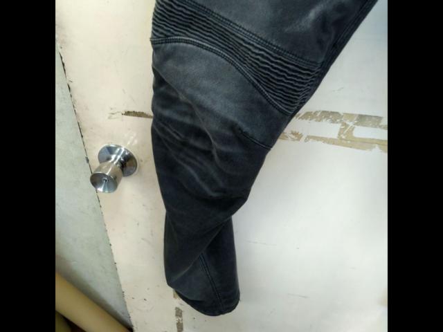 【L】WORKMAN 超撥水 EURO ボア 防風デニムパンツ
