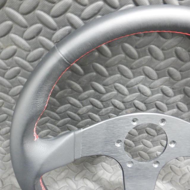 Personal BLITZ レザーステアリング【350mm】