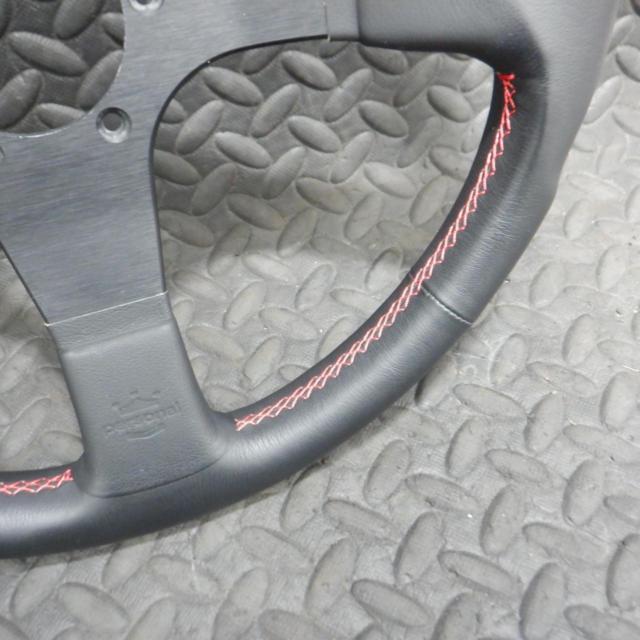 Personal BLITZ レザーステアリング【350mm】