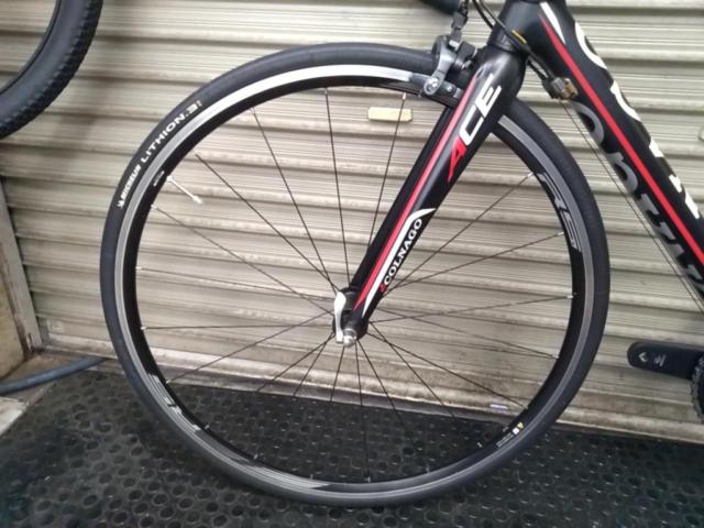 2大特価!!COLNAGO ACE 700×23C 2×10S カーボンフレームロードバイク 2012年モデル ブラック×レッド