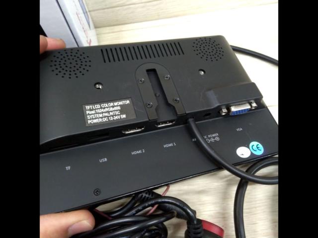 7 inches
Dash monitor
HDMI/VGA/RCA input