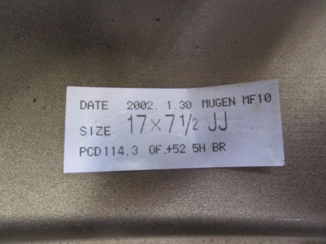 Extremely rare!! RAYS forged wheels!!
Infinity (MUGEN)
MF10