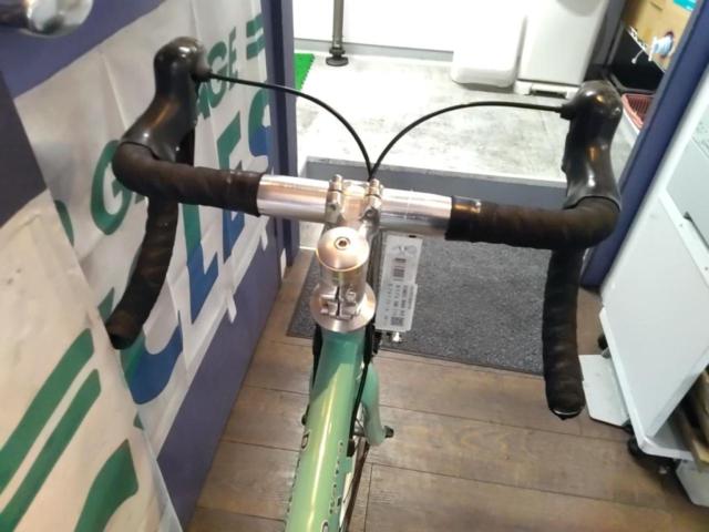 BIANCHI BRAVA 2010年モデル 700C 2×9S クロモリフレーム ロードバイク チェレステ サイズ:44