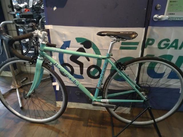 BIANCHI BRAVA 2010年モデル 700C 2×9S クロモリフレーム ロードバイク チェレステ サイズ:44