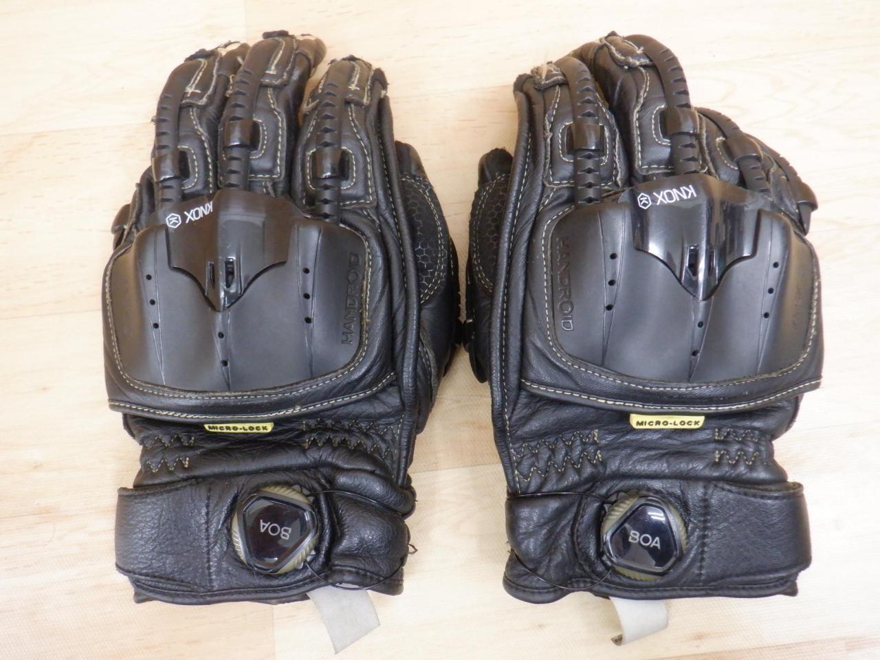 使用感有 KNOX HANDROID PADグローブ Lサイズ | 傷や汚れあり | アップガレージ 福岡博多店 | バイク用品 グローブ ...