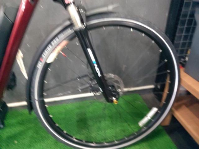 YAMAHA PW70TCM YPJ-TC 2020年 700x35c 2x9s 13.3Ah電動アシスト付クロスバイク レッド サイズ:M