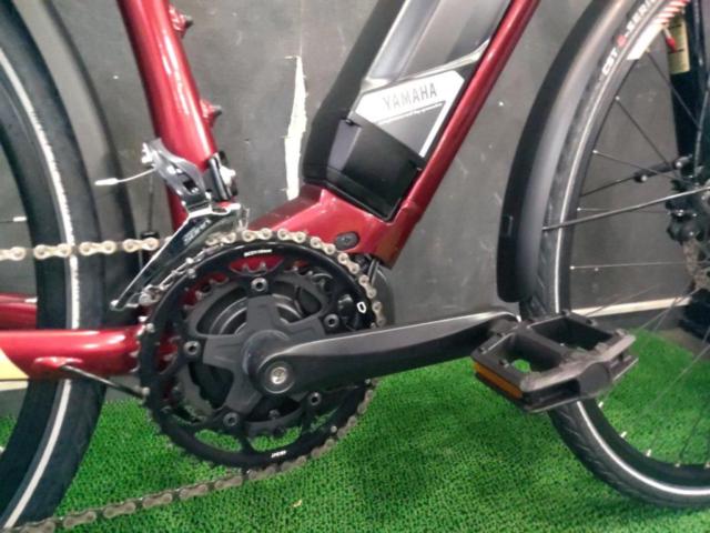 YAMAHA PW70TCM YPJ-TC 2020年 700x35c 2x9s 13.3Ah電動アシスト付クロスバイク レッド サイズ:M
