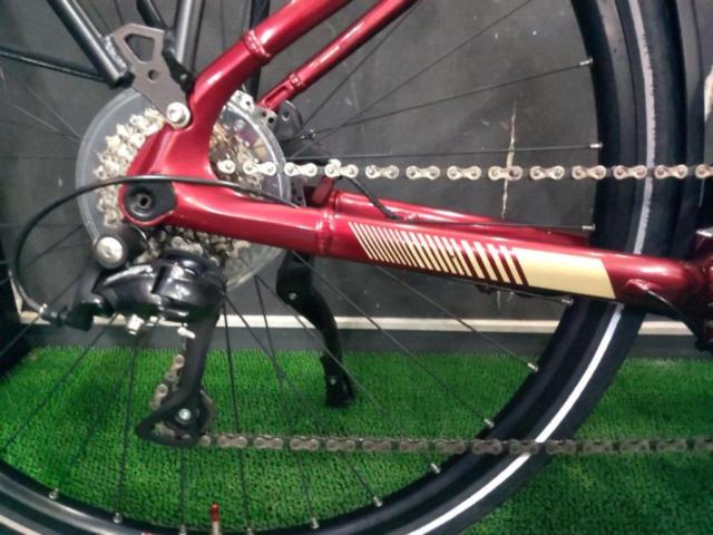 YAMAHA PW70TCM YPJ-TC 2020年 700x35c 2x9s 13.3Ah電動アシスト付クロスバイク レッド サイズ:M