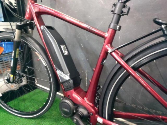 YAMAHA PW70TCM YPJ-TC 2020年 700x35c 2x9s 13.3Ah電動アシスト付クロスバイク レッド サイズ:M