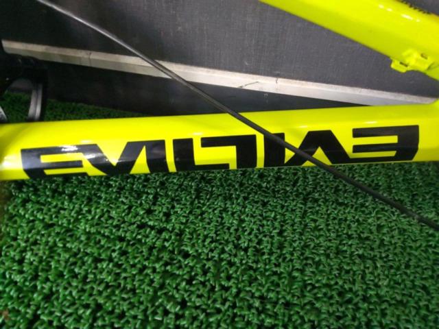 ※リアユニット動作未確認 Evil Insurgent カーボンフルサスMTBフレーム 27.5インチ イエロー