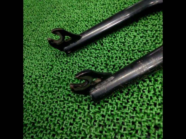 メーカー不明 BMXフォーク ブラック エンド100/コラム160