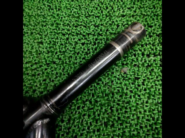 メーカー不明 BMXフォーク ブラック エンド100/コラム160