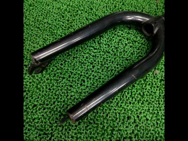 メーカー不明 BMXフォーク ブラック エンド100/コラム160