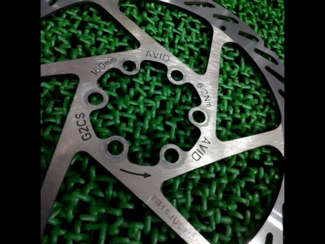 AVID Φ160/残1.8 6ボルトブレーキディスク2枚