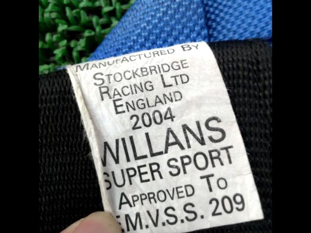 WILLANS 4点式シートベルト