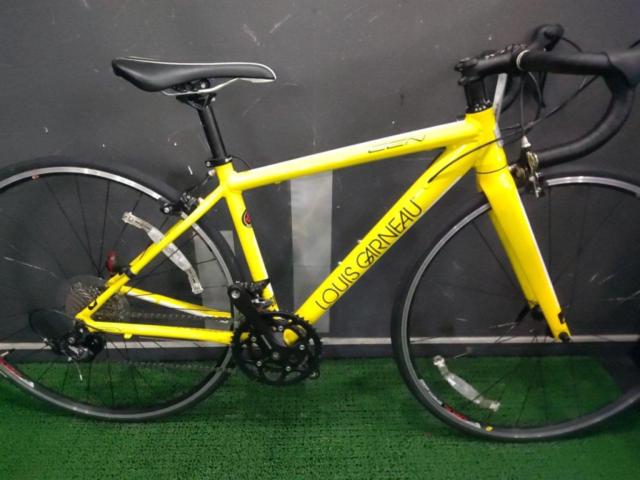 LOUIS GARNEAU LGS-CEN 700x23c2x9sアルミロードバイク イエロー サイズ420/参考サイズ:150-165