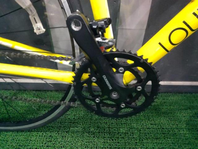 LOUIS GARNEAU LGS-CEN 700x23c2x9sアルミロードバイク イエロー サイズ420/参考サイズ:150-165