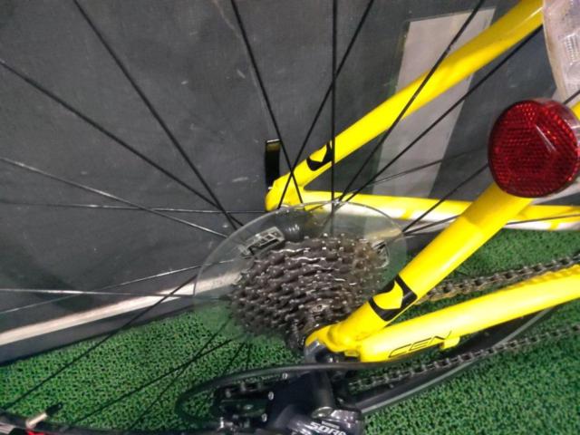 LOUIS GARNEAU LGS-CEN 700x23c2x9sアルミロードバイク イエロー サイズ420/参考サイズ:150-165