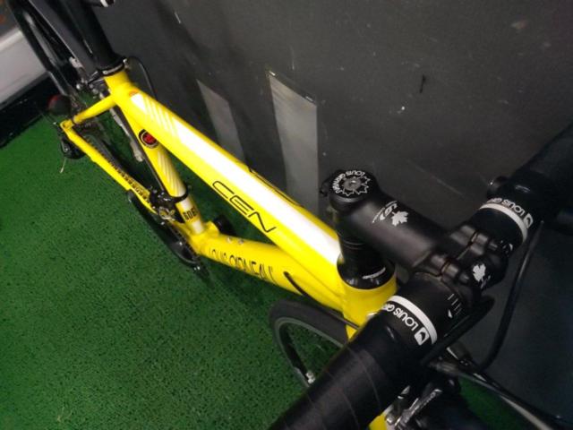 LOUIS GARNEAU LGS-CEN 700x23c2x9sアルミロードバイク イエロー サイズ420/参考サイズ:150-165
