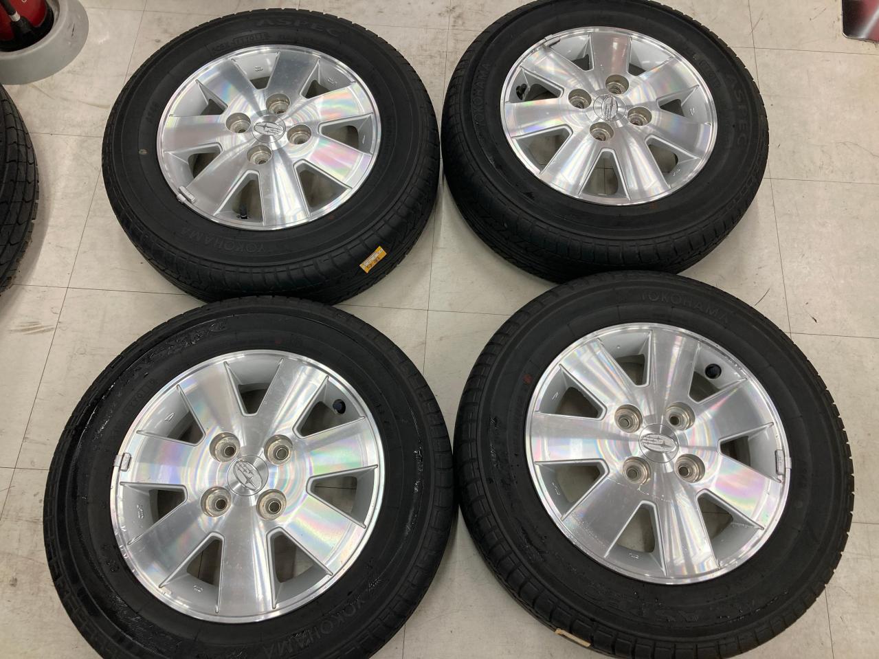 Subaru genuine (SUBARU)
Dias Wagon
Original wheel
+
YOKOHAMA (Yokohama)
ASPEC
A349