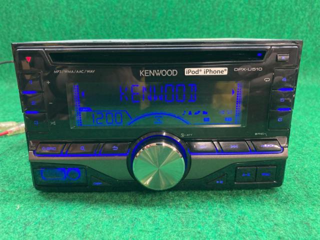 KENWOOD
DPX-U5102DIN Head Unit
CD player / Front USB port / Front AUX input / Tuner
2013 model]