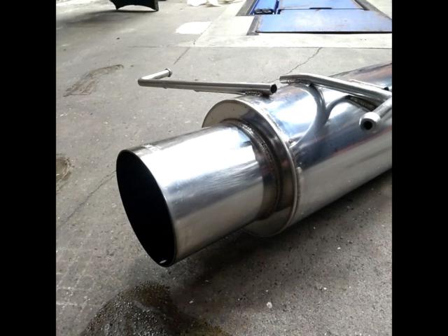 A'PEXi
N1
Evolution
[Sylvia / S15
SR20DET *Mid-pipe muffler deformed and severely dented
*It's unclear if it can be installed straight...
Current sales