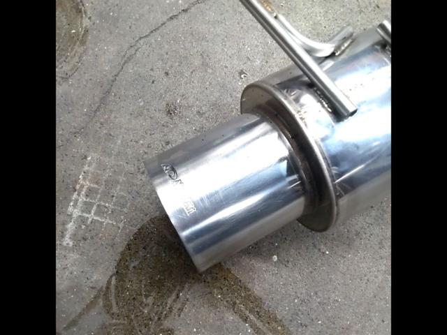 A'PEXi
N1
Evolution
[Sylvia / S15
SR20DET *Mid-pipe muffler deformed and severely dented
*It's unclear if it can be installed straight...
Current sales