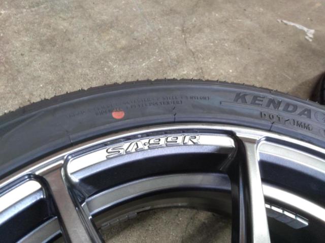 WedsSport with new tires
SA-99R+KENDA
KR 203
Note/Demio/Current Aqua etc.