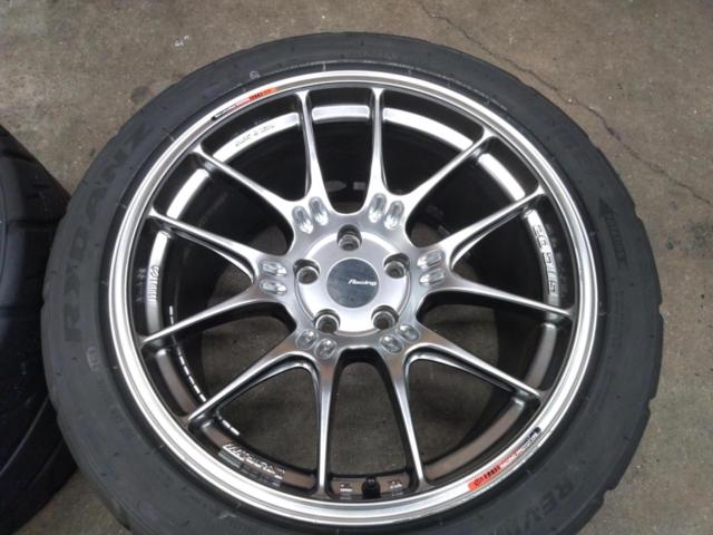 ☆新品ハイグリップタイヤ付き!!!☆ENKEI Racing GTC02+SHIBATIRE R31 