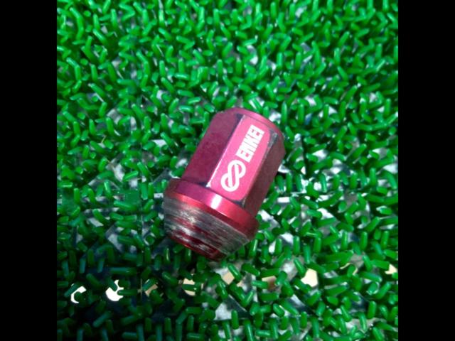 【M12xP1.5】ENKEI ジュラルミンナット レッド