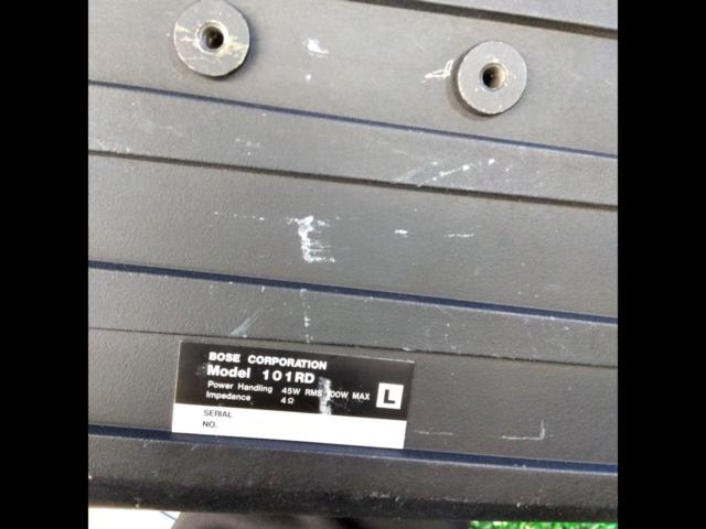 BOSE
Place type speaker
101RD