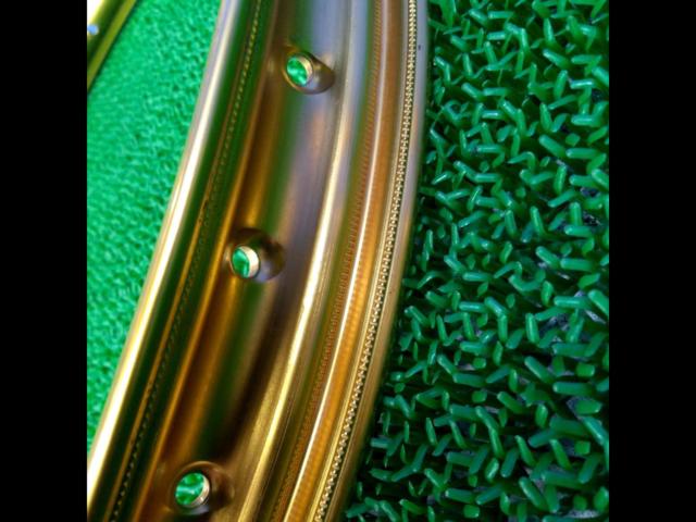 DID (Dido)
Aluminum wheel rim
Gold/J19×1.4032 holes