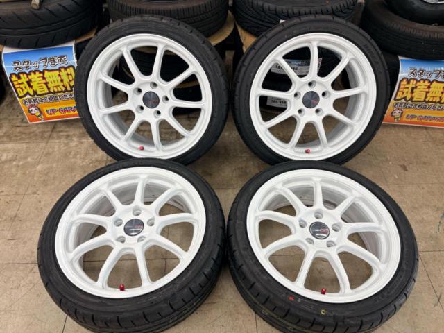 【未使用タイヤ付き】ENKEI PerformanceLine PF09 + DUNLOP DIREZZA DZ102