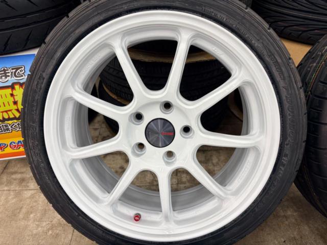 【未使用タイヤ付き】ENKEI PerformanceLine PF09 + DUNLOP DIREZZA DZ102