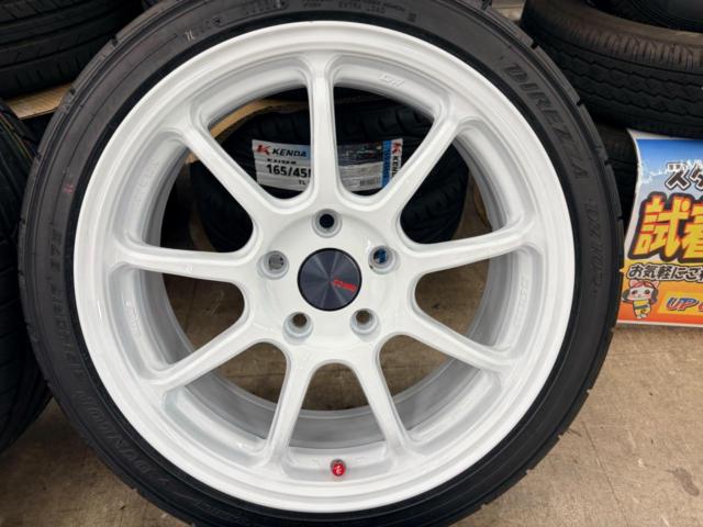 【未使用タイヤ付き】ENKEI PerformanceLine PF09 + DUNLOP DIREZZA DZ102